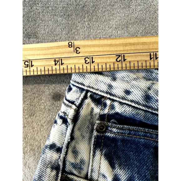 Vintage 80s Calvin Klein Acid‎ Wash Jeans Women's Size 6 Mom Tapered High Rise - Picture 6 of 9